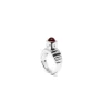 Online Anello Capri Argento 925 e Granato Anelli
