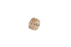 Hot Anello Little Beam Bronzo Placcato Oro Rosa Anelli