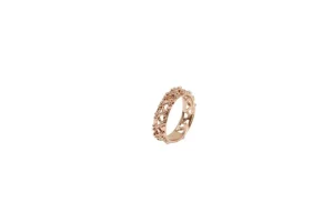 Hot Anello Little Beam Bronzo Placcato Oro Rosa Anelli