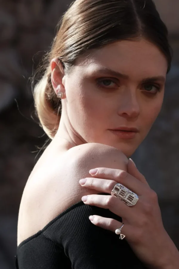 Online Anello Palagio Argento 925 Anelli