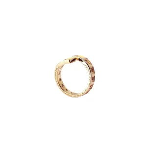 Clearance Anello Pantheon in Argento 925 Placcato Oro Anelli | Gemelli
