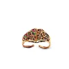 Outlet Anello Peggy Bronzo Placcato Oro e Smalti Anelli