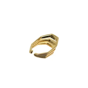 Outlet Anello piccolo Piazza di Spagna Argento Placcato Oro Anelli