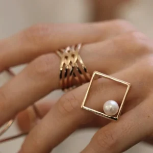 Outlet Anello Tokyo Argento Placcato Oro Anelli