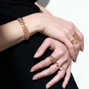 Discount Bracciale Brera Bronzo Placcato Oro Bracciali