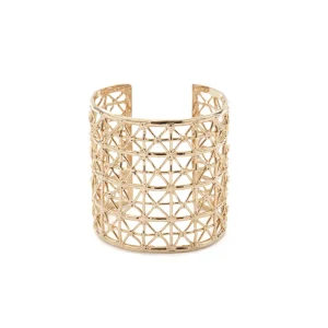 Hot Bracciale Gasometro Bronzo Placcato Oro Bracciali