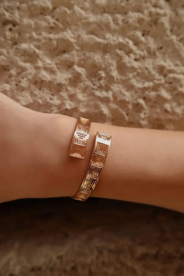 Best Bracciale Pantheon Bronzo Placcato Oro Rosa Bracciali