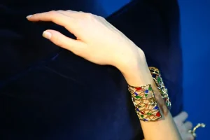 Fashion Bracciale Peggy Bronzo Placcato Oro e Smalti Bracciali
