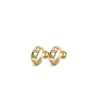 New Cerchietti Acquedotto Argento Placcato Oro Orecchini