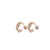 Best Cerchietti Little Beams Argento Placcato Oro Rosa Orecchini