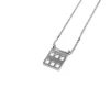 Outlet Ciondolo Colosseo Quadrato Thin Argento 925 Per Lui | Collane