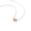 New Ciondolo Gasometro Bronzo Placcato Oro Collane