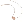Fashion Ciondolo Gasometro Bronzo Placcato Oro Rosa Collane