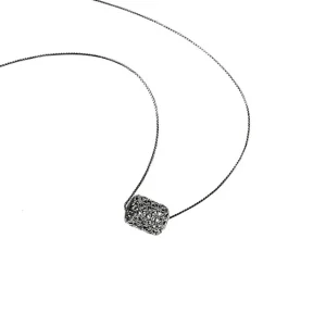 Fashion Ciondolo Gasometro Bronzo Placcato Rodio nero Collane