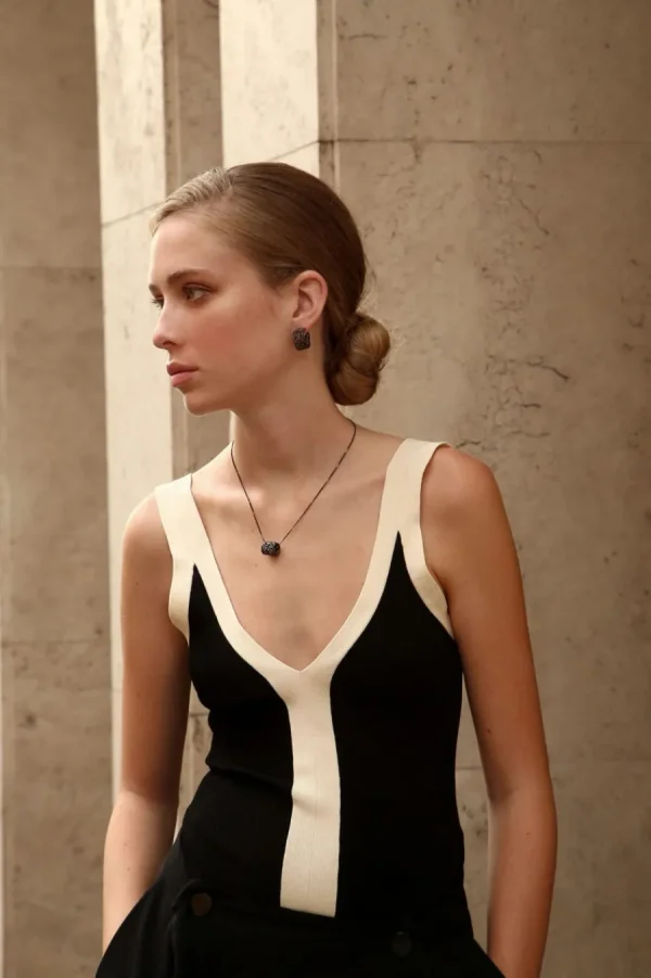 Fashion Ciondolo Gasometro Bronzo Placcato Rodio nero Collane