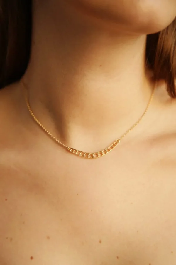 Fashion Collana Acquedotto Argento Placcato Oro Per Lui | Collane