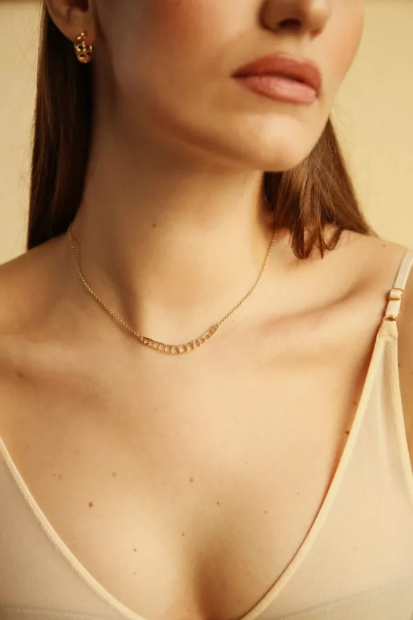 Fashion Collana Acquedotto Argento Placcato Oro Per Lui | Collane