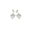 Outlet Ear Jacket Hangar Argento 925 con Perle Orecchini