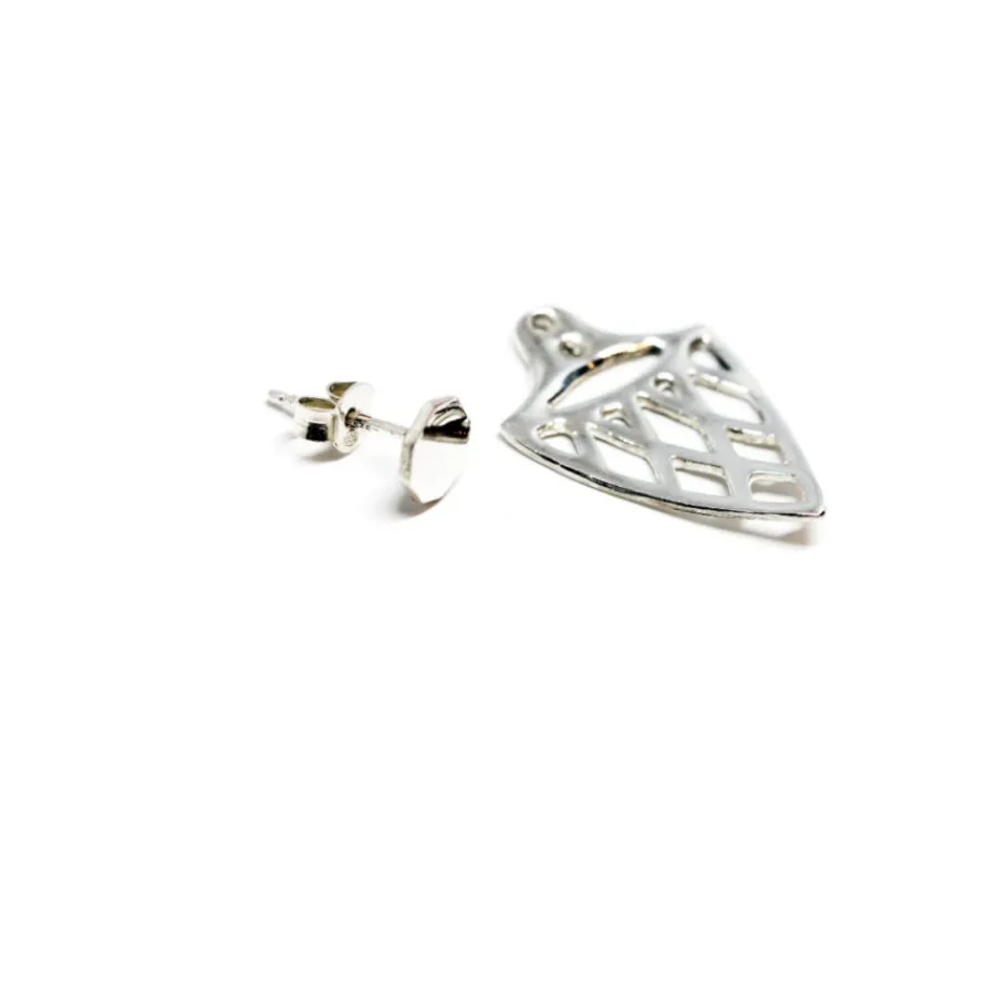ear_jacket_hangar_argento_1.webp Clearance Ear Jacket Hangar Argento 925 Orecchini