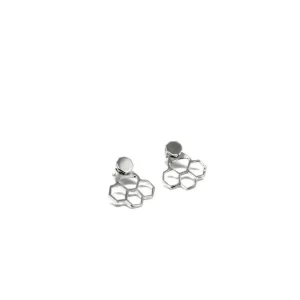 Discount Ear Jackets Esagonini Argento 925 Orecchini