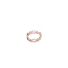 Sale Fedina Contemporary in Argento Placcato Oro Rosa Anelli