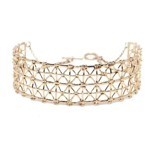 Best Girocollo Gasometer Bronzo Placcato Oro Collane