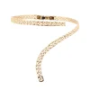 Online Girocollo Gasometro Scarf bronzo placcato oro Collane