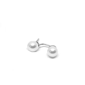 Clearance Livresse doppia perla argento 925 Orecchini