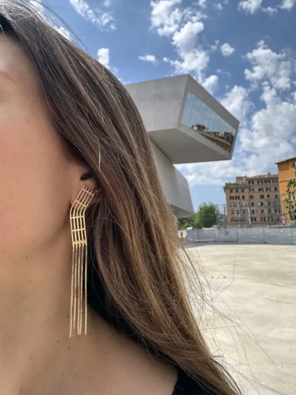 Discount MAXXI Orecchini in argento placcato oro Orecchini