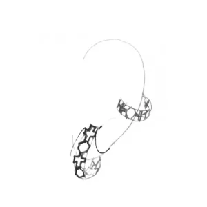 Fashion Monorecchino Contemporary in Argento placcato oro Ear Cuff | Orecchini