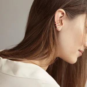 Discount Monorecchino Palazzo Rosso Argento 925 Ear Cuff | Orecchini