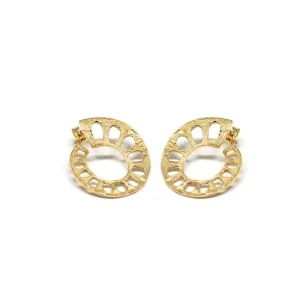 Discount Orecchini Acquedotto in Argento Placcato Oro Orecchini
