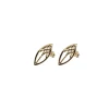 Discount Orecchini Finestra Sul Canale Argento Little Argento Placcato Oro Orecchini