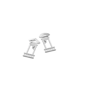 New Orecchini Finestre Argento 925 Orecchini