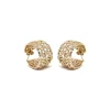 Discount Orecchini Gasometro Bronzo Placcato Oro Orecchini