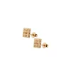 New Orecchini Little Colosseo Quadrato argento placcato oro Orecchini
