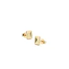 Fashion Orecchini Little Pantheon in Argento Placcato Oro Orecchini