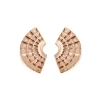 Discount Orecchini Pantheon in Argento Placcato Oro Rosa Orecchini
