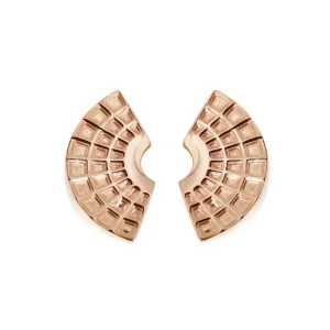 Discount Orecchini Pantheon in Argento Placcato Oro Rosa Orecchini