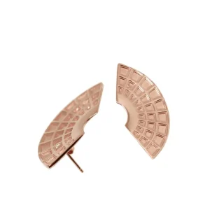 Discount Orecchini Pantheon in Argento Placcato Oro Rosa Orecchini