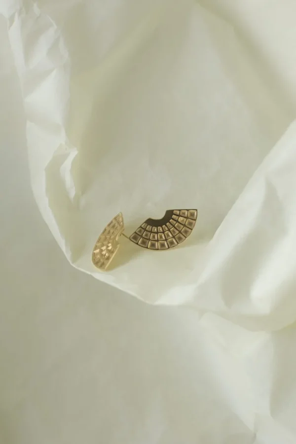 Sale Orecchini Pantheon in Argento Placcato Oro Orecchini