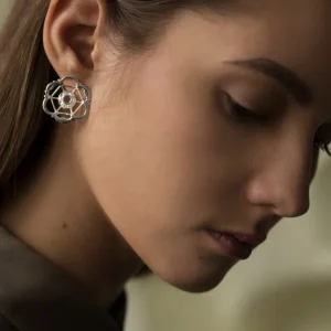 Fashion Orecchini Sant'Ivo Alla Sapienza Geometry Argento 925 Orecchini