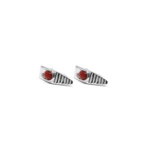 Outlet Orecchini Villa Malaparte in Argento 925 con Coralli Orecchini