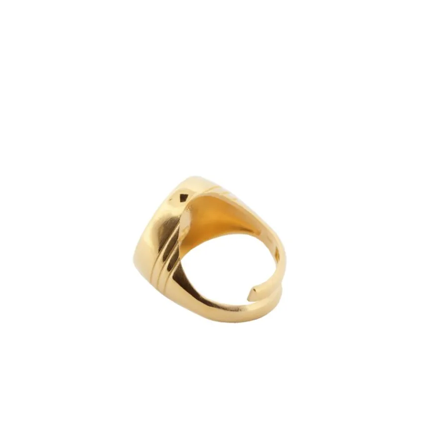pantheon_signet_ring_for__1.webp Fashion Pantheon signet ring for her in gold plated silver Anelli